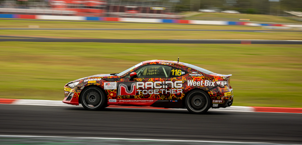 Racing Together Toyota 86 on track